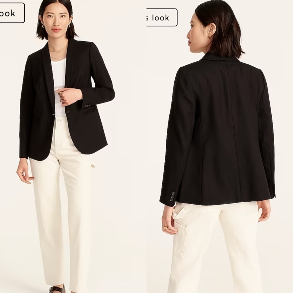 J. Crew Black Blazer